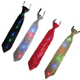 thumbnail image 2 of Dress Up America Necktie With Flashing LED Lights - Costume Sequin Tie for Kids and Adults- One Size Fits Most - Gold, 2 of 2