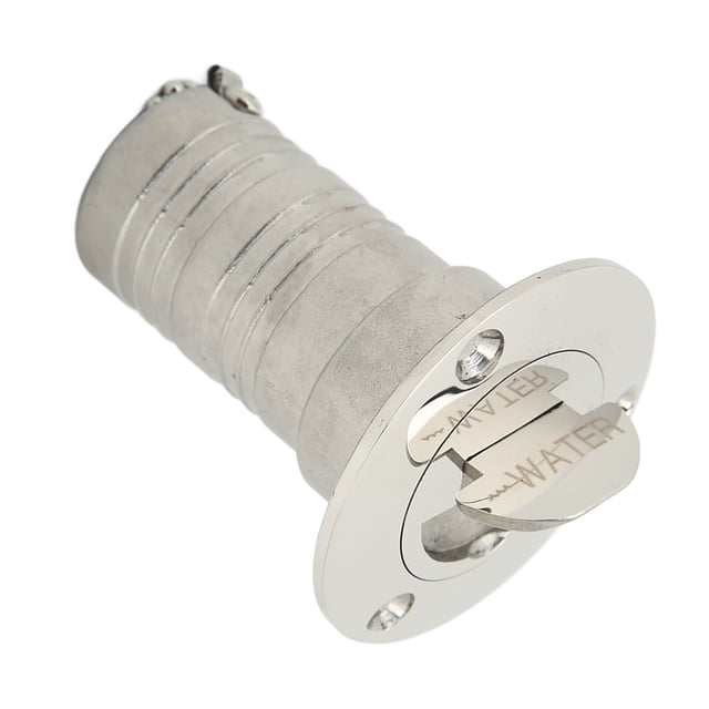 Marine Boat Deck Fill Filler, Easy To Use Mirror Polished Boat Deck Filler Rustproof Stainless Steel Compact With Keyless For Boat GAS,DIESEL,WASTE,WATER,FUEL