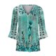 thumbnail image 5 of Cárdigan de botones para mujer, chaqueta estampada, chaqueta de cárdigan con cuello y mangas 3/4, chaqueta de cárdigan informal, cárdigan de algodón de imitación para mujer, 5 of 5