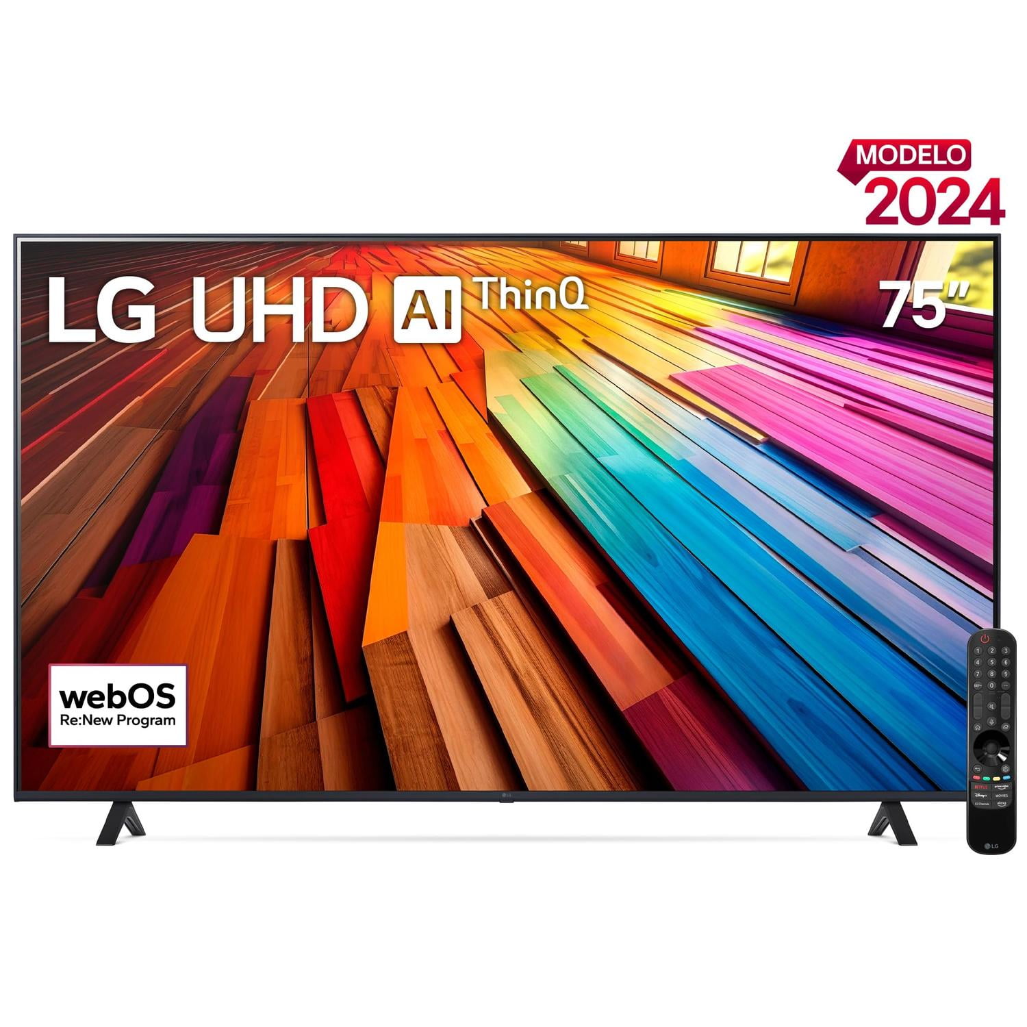 LG Pantalla UHD AI ThinQ 75 Pulgadas 4K Smart TV 2024 75UT8050PSA ...