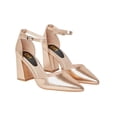 thumbnail image 1 of Dorothy Perkins Womens Blanche Pointed Ankle Strap High Block Heel Court Shoes, 1 of 4
