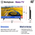 thumbnail image 2 of Westinghouse 40" FHD Roku TV, 2 of 7