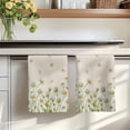 thumbnail image 7 of Spring Daisy Kitchen Towels Set of 4, Farmhouse Vintage Botanical Blossom Florals Absorbent Dish Towels for Kitchen, Microfiber Hand Towel, Quick Drying Tea Towel for Cleaning Decorative Dishcloths, 7 of 7