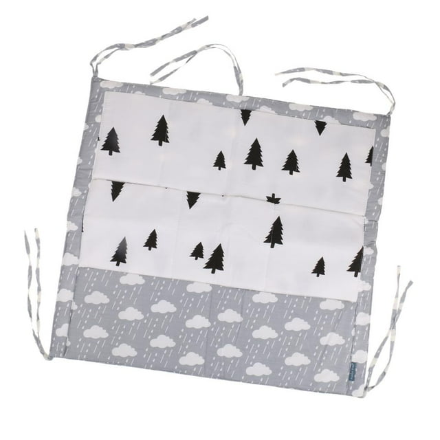 9 bolsillos para cuna de bebé, bolsa de pañales para guardería, de almacenamiento, bolsa organizadora colgante árboles Hugo Bolsa de almacenamiento para cuna de bebé
