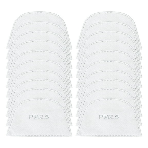 Uxcell Face Shields Filter Gaskets, 20 Pcs Full Safety Face Shields Replacement Adult Clear Face Shield Mask Replacing