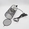 thumbnail image 5 of Protector de lámpara de calor para reptiles Emisor de calor de cerámica Lámpara calentadora para tomar el sol Interruptor de encendido para reptiles y diseño de gancho para colgar antimorded, 5 of 5