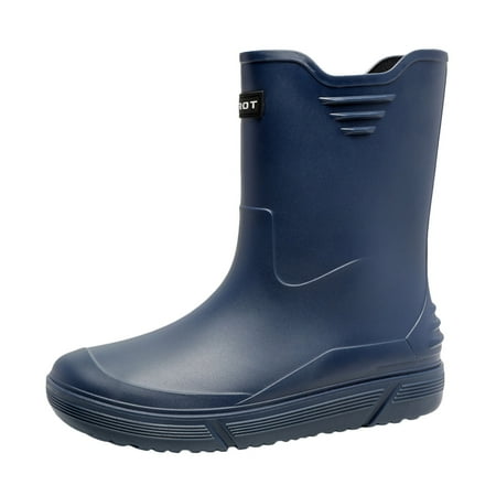 

Jungdeepe Rain Shoes For Men Outside The Tube Wear European Style Shoes Non Lightweight Snow Boots Short Rubber Boots Men Little Girls Dresses Shoes Rain Boots over Shoes Mens Winter Boots Size 11