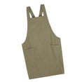 thumbnail image 3 of yuksok Bib Apron Water Drop Resistant Cross Back Kitchen Apron for Mom Kitchen Chef Green, 3 of 9