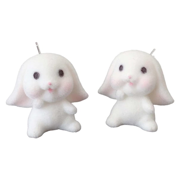 2 pendientes de de dibujos animados para fiesta de cumpleaños, boda EstiloF Yuyangstore Pendientes Conejo