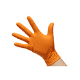 thumbnail image 5 of Tiger Grip Gloves - 2 Boxes - Hi-Vis Orange - Textured - Powder & Latex Free 200 Count (Large), 5 of 6