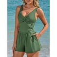 thumbnail image 5 of Asoul Romper Swimsuits for Women Tummy Control One Piece Swimsuits with Shorts Slimming Bathing Suits, 5 of 9