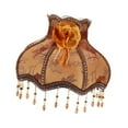 thumbnail image 4 of Pantalla de lámpara con flecos, pantalla de tela, de lámpara de tela, estilo vintage elegante, cubierta de con borlas, de de mesa para cafetería. Marrón, 4 of 10