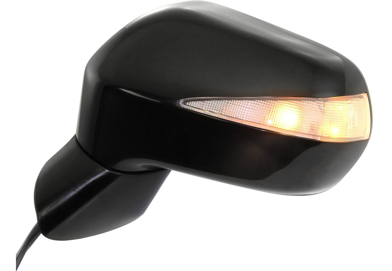 Mirror Compatible With 2006-2011 Honda Civic Left Driver Side In-Housing Signal Light Paintable Kool-Vue