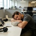 thumbnail image 4 of Mini Memory Foam Nap Pillow Portable Lightweight Ergonomic Sleep Cushion for Travel Office Desk Car Airplane, 4 of 6