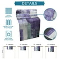 thumbnail image 5 of Oil Painting Abstract Geometric Purple Table Runner Home Wedding Table Mat Centerpieces Decoration Party Dining Long Tablecloth, 5 of 5