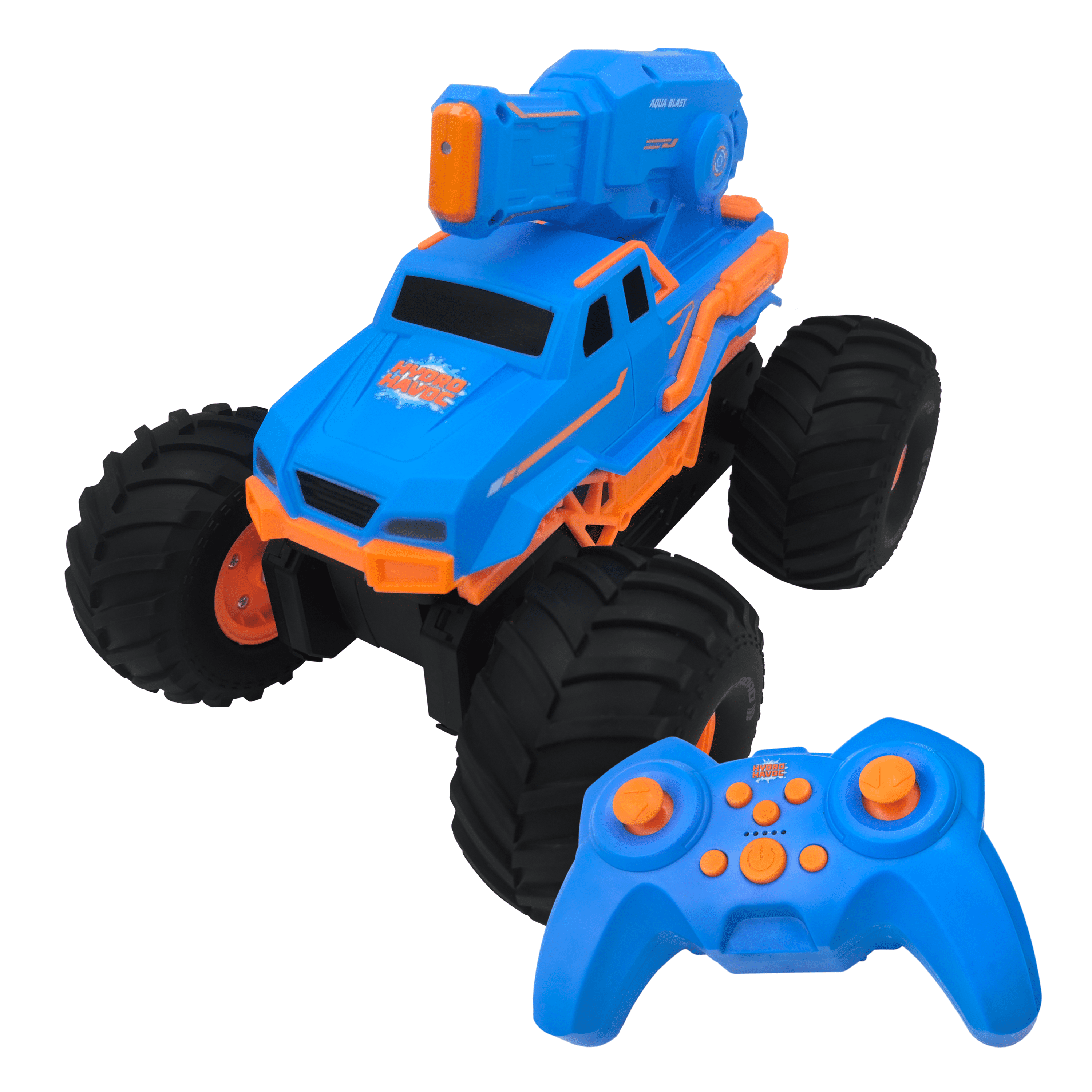 Hydro Havoc Amphibious Remote Control Monster Truck Off-Road & Water Capabilities Indoor and Outdoor Toy for Kids