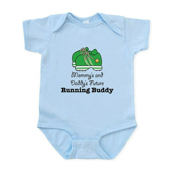 CafePress - Mommy's Daddy's Future Running Buddy - Baby Light Bodysuit, Size Newborn - 24 Months