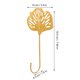 thumbnail image 2 of Houderco 4Ud De Hoja De Ginkgo Dorados En Metal Para Pared Con Hueco Decorativo Y Multifuncional, 2 of 6