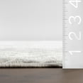 thumbnail image 2 of nuLOOM Amal High-Low Geometric Indoor/ Outdoor Area Rug, 9' x 12', Amal Cream, 2 of 9