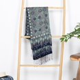 thumbnail image 3 of Mantón NOVICA Java Starlight Silk Batik Blue 100% para mujer, 3 of 8