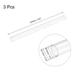 thumbnail image 2 of Plástico Tubería Rígido Policarbonato Redondo Tubo Transparente 0,4"(10mm) ID 0,43"(11mm) OD 9.6" (245mm) Alto Impacto para Iluminación, Maquetas, Agua Plomería, Paquete de 3, 2 of 7
