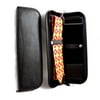 Stylish Black Leather Travel Tie Case A Perfect Gift For A Men
