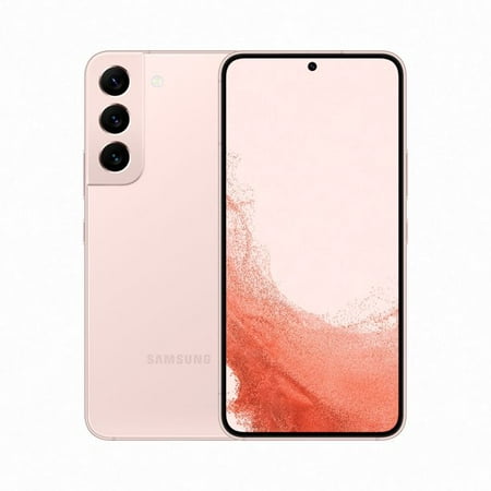 Restored Samsung Galaxy S22 5G 256GB AT&T Unlocked/GSM Unlocked Pink Gold