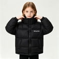 thumbnail image 5 of SKIYLEVZ Girls' Puffer Jacket Mock Neck Quilted Padded Coats Lightweight Breathable Warm Winter Outerwear 1-12 Years, 5 of 9