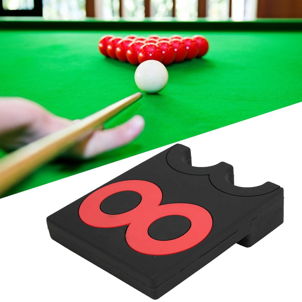 Kritne Billiard Pool Holder,PVC Portable Universal 2 Hole Pool Cue