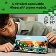 thumbnail image 3 of LEGO Minecraft Mini Biomes Building & Pretend Play Toy for Boys & Girls - Video Game Playset & Toy Figures for Preteens, Ages 12 + - W/2 Minifigures & 3 Microfigures - Gift Idea for Birthdays - 21589, 3 of 7