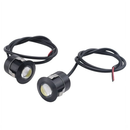 2pcs LED Eagle Eye Backup Light Fog Driving Lamp Car Motorcycle White 9W black