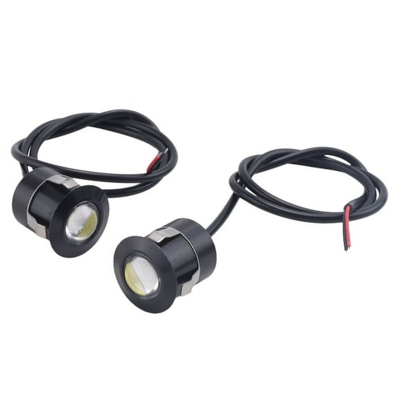 2pcs LED Eagle Eye Backup Light Fog Driving Lamp Car Motorcycle White 9W black