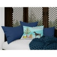 thumbnail image 3 of Carolines Treasures CK3541PW1216 German Shorthaired Pointer Christmas Tree Canvas Fabric Decorative Pillow, 12H x16W,, 3 of 4