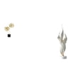 thumbnail image 1 of Figura De Hoja De Hierro Con Plumas, Estatua De Resina, Escultura Coleccionable, Arte Moderno, Artesanía, Adorno De Mesa, Regalo Decorativo Para Escritorio, Armario, Interior, Inauguración De, 1 of 8
