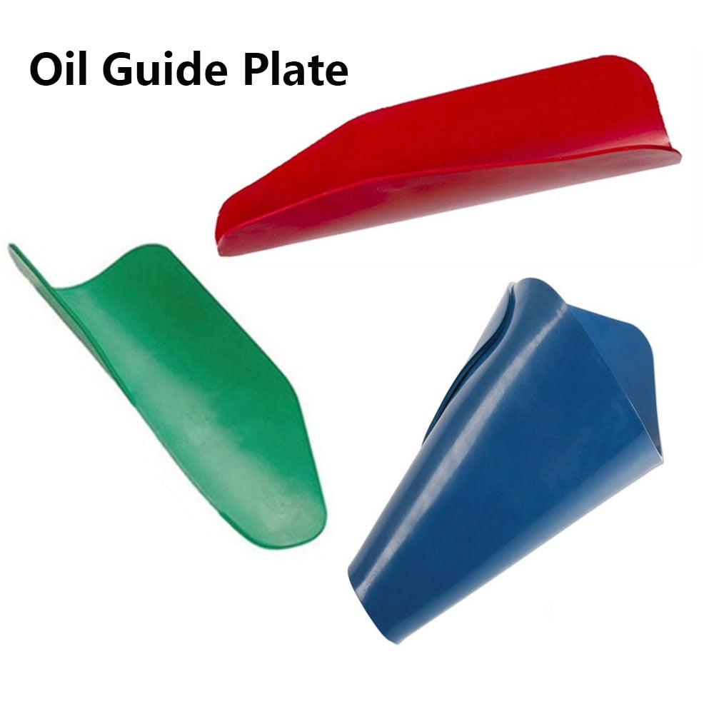 no branded Flexible Draining Tool Funnel Flexible Oil Draining Funnel Tool General Purpose Free Oil Filter Red Green Blue 