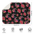 thumbnail image 2 of Microfibre Drying Mat for Kitchen Pioneer Dish Drying Drainer Mat Absorbent Colorful Floral Drying Mat Washing Up for Glass, Plate & Cup 18inch X 24inch, 2 of 5