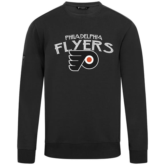 Men's Levelwear Black Philadelphia Flyers Zane Mission Sweatshirt