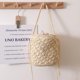 thumbnail image 5 of Bolso de paja para mujer, bolso de playa tejido de verano con cordón Hobo Bucket monederos bolso para vacaciones, 5 of 7