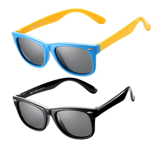 Lentes de Sol AZorb para Niños Polarizados con Marco de Goma TPEE 3-8 Años