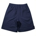 thumbnail image 6 of TRUBKH knee length shorts hiking shorts women long shorts for women womens capri pants shorts for women Navy 2XL, 6 of 8