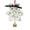 F, variant on Izexuh Knitted Snowflake Christmas Ornament Christmas Ornaments 3D Soft Fabric Texture Pre Attached Loop for Winter Holiday Wreath Tree Display