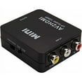 thumbnail image 1 of Adaptador RCA a HDMI, convertidor de vídeo Mini AV a HDMI compatible con compuesto 1080P 3RCA con cable de carga USB para PC Xbox PS3 PS2 TV STB VHS VCR DVD cámara (negro), 1 of 6