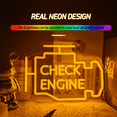 thumbnail image 5 of Y YUNHSOM Check Engine Neon Sign Garage Neon Light for Wall Decor,Dimmable & Powered by USB LED Check Engine Light Sign for Car Room Car Repair Shop Workshop Party, 5 of 8