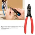 thumbnail image 4 of Ejoyous Wire Stripper, 7in Professional Electrical Cable Stripping Crimping Tool Handheld Crimping Plier Wire Stripper for Terminals, Electrician Tools, 4 of 7