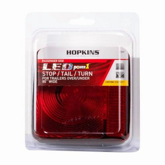 Hopkins Power 1 Red Square Trailer LED Light