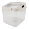 thumbnail image 1 of Rice Storage Container,Transparent Airtight Dampproof Rice Bucket Rice Storage Bins Kitchen Cereal Storage Containers Pet Food Bucket For Storage Dry Food Pet Food, 1 of 8