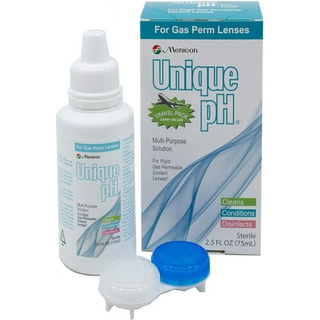 Menicon America Unique pH Multipurpose Solution for Gas Permeable Contact Lenses, 2.5 fl oz