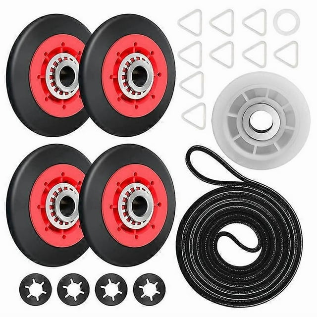 4392067 Kit de Réparation de Rouleau de Tambour de Sécheuse Pièces de Rechange pour Sécheuse Whirlpool Maytag Kenmore