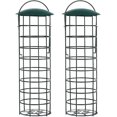 thumbnail image 1 of Outdoor Bird Feeder, Wild Bird Feeders for Fat Balls for Pellets, for Small Wild Birds Dark Green, 1 of 5