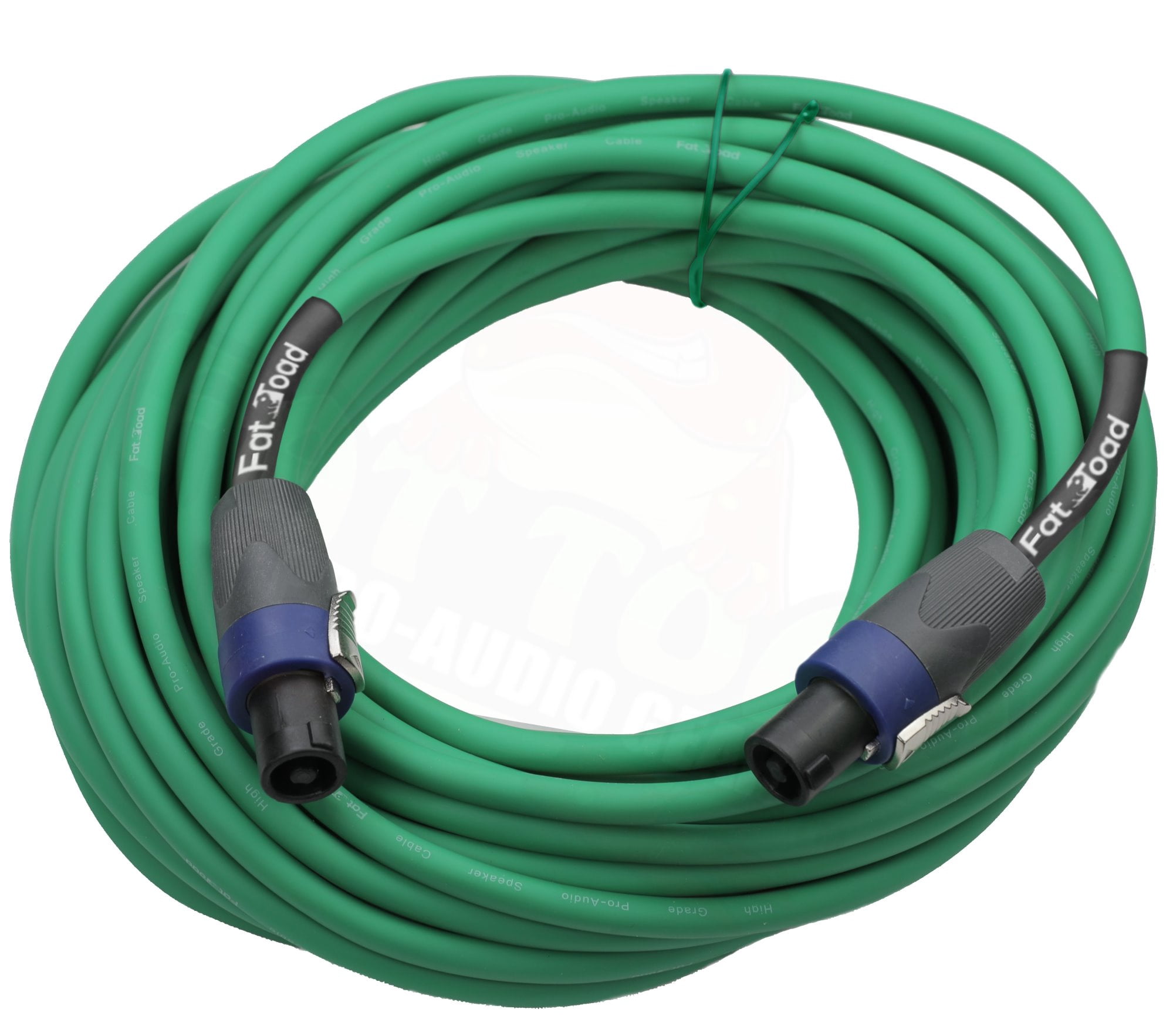 Speakon Cable Speaker Cords 50 FT - Fat Toad 12 AWG DJ Wires Studio Audio Stage